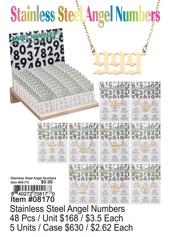 Angel Number necklaces