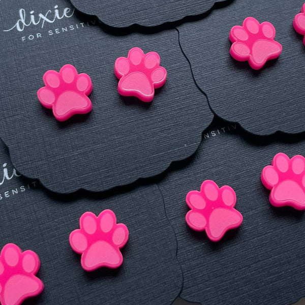 Sports Paw Studs- 4 colors