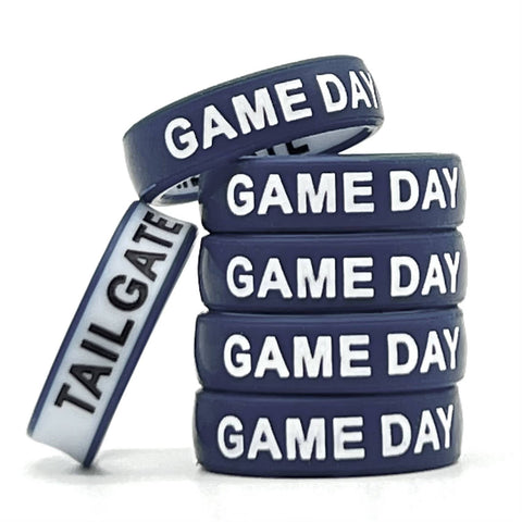 Flip Reversible game day and tailgate ring navy