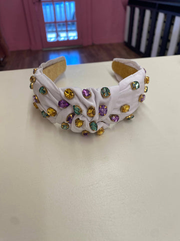 Mardi Gras StoneHeadband