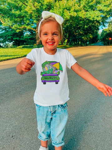 Mardi Gras Kids Shirt PCS