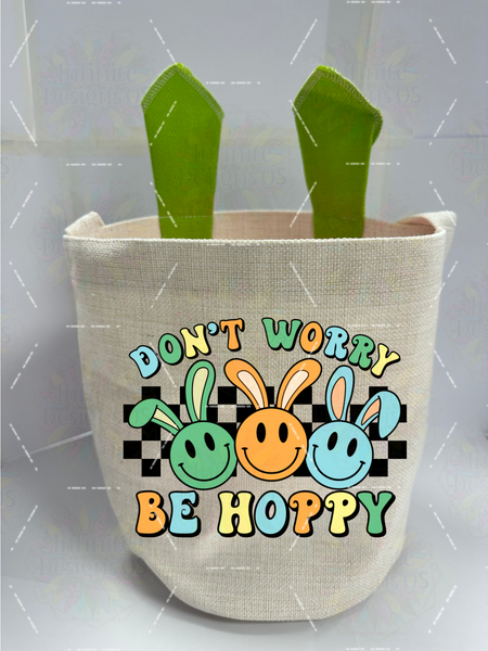 Green Easter Basket PCS