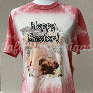 Hoppy Easter Pug Shirt PCS