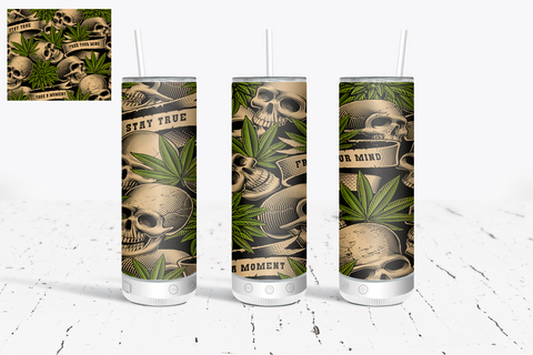 Skull Canabis Bluetooth Speaker Tumbler PCS