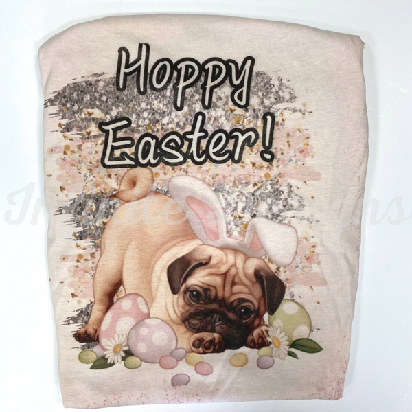 Hoppy Easter Pug Shirt PCS